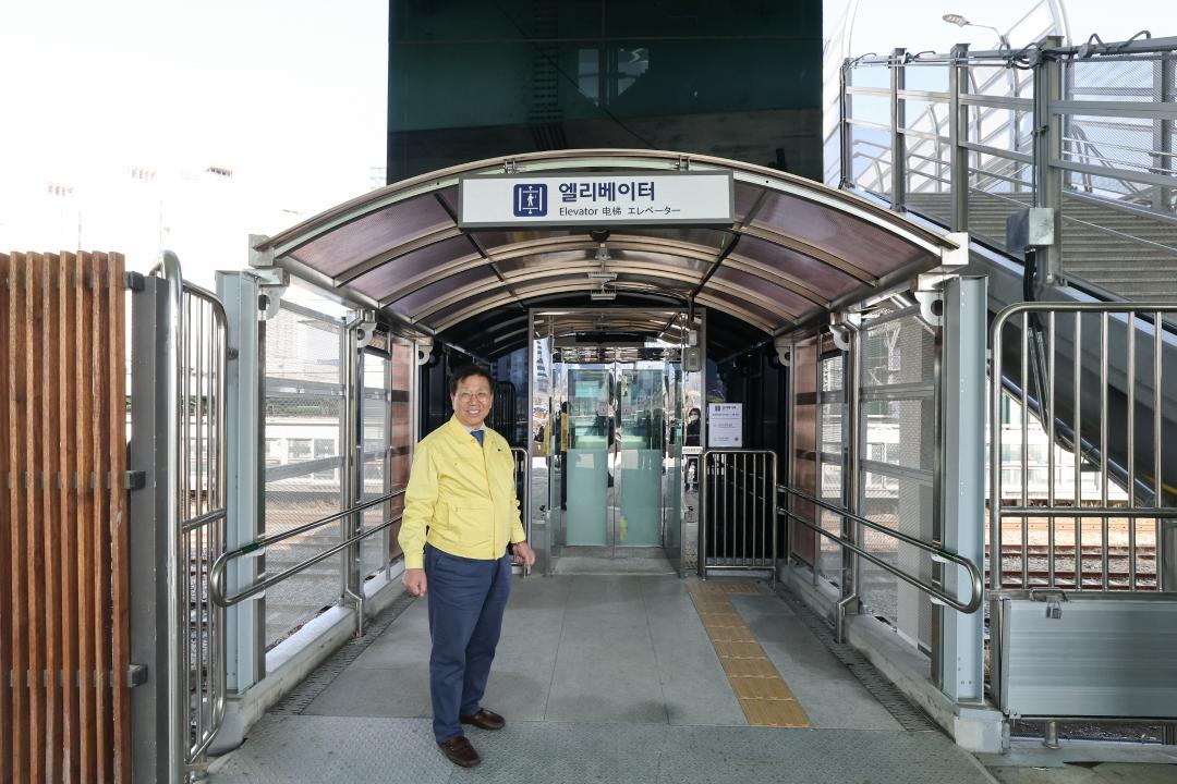'금천구청역 보도육교 엘레베이터 운행 점검' 게시글의 사진(4) '260303E_금천구청역 시흥과선보도육교 엘리베이터 운행 점검 (4).jpg'
