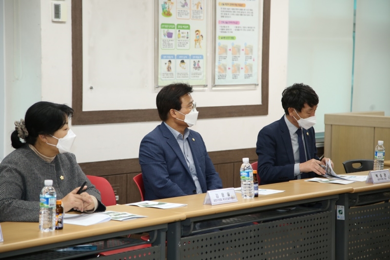 문교초 유관기관 간담회 및 학교정원사업 개토식