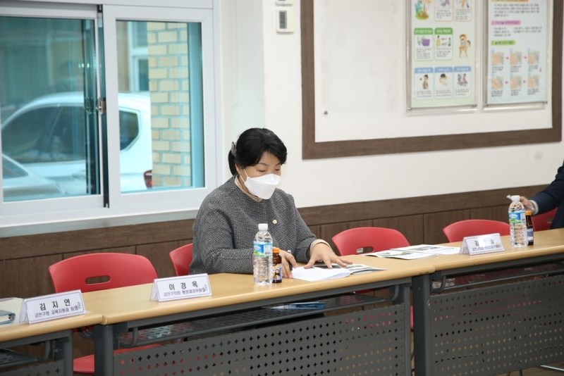 문교초 유관기관 간담회 및 학교정원사업 개토식