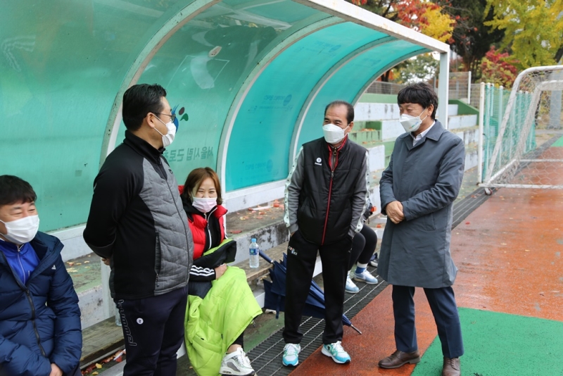의장기축구대회 시상식