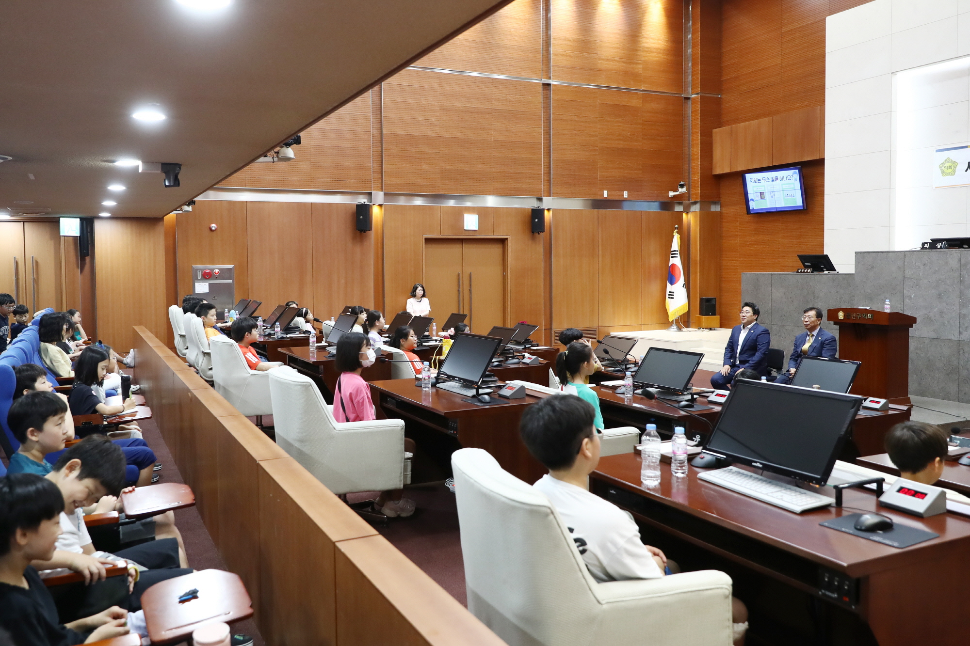 금천구의회 견학(금나래초등학교)