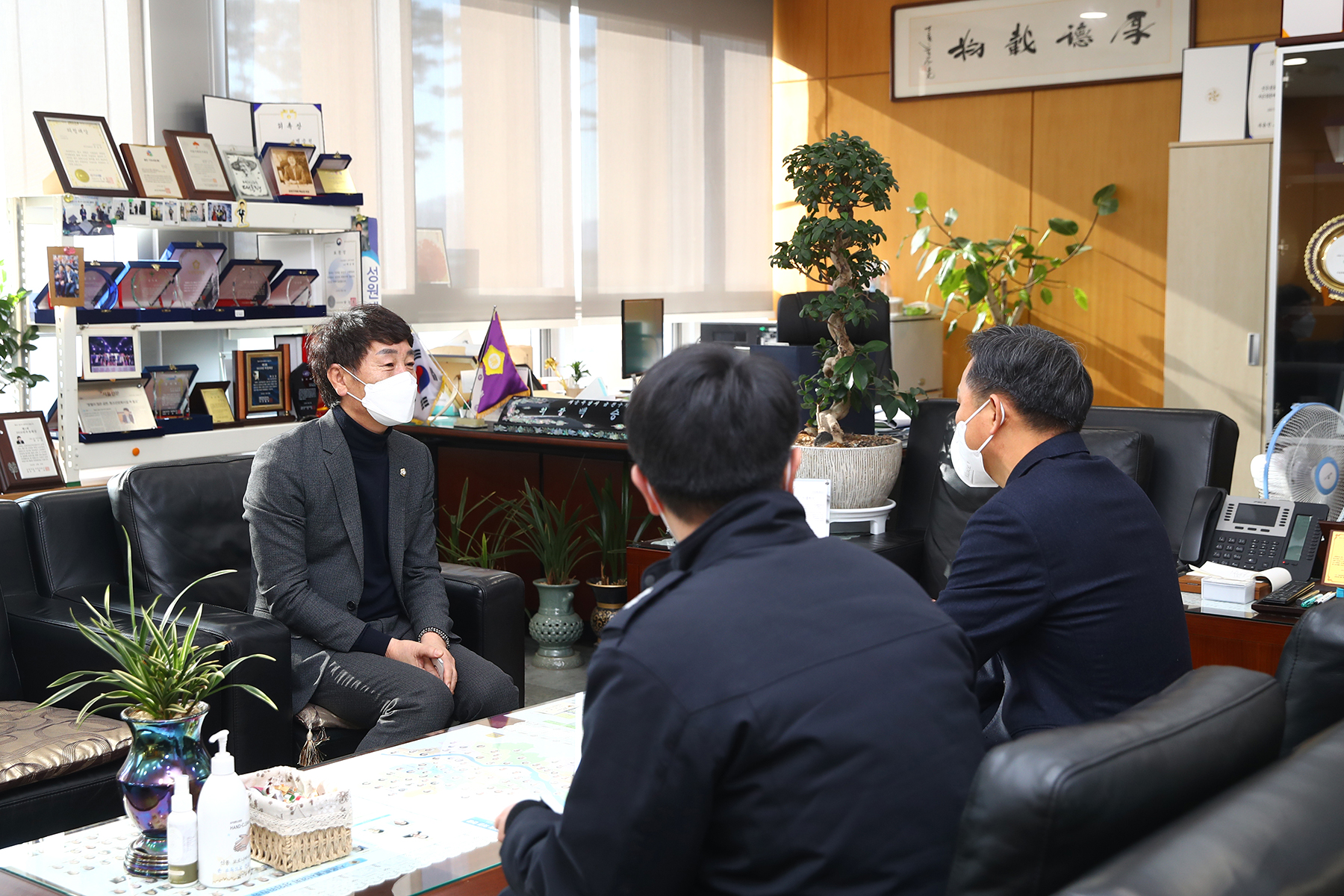 신임 금천소방서장 면담