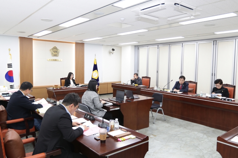 제254회 임시회 행정재경위원회