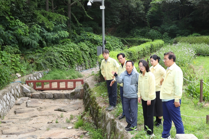 관내 태풍 피해 예방 현장 점검