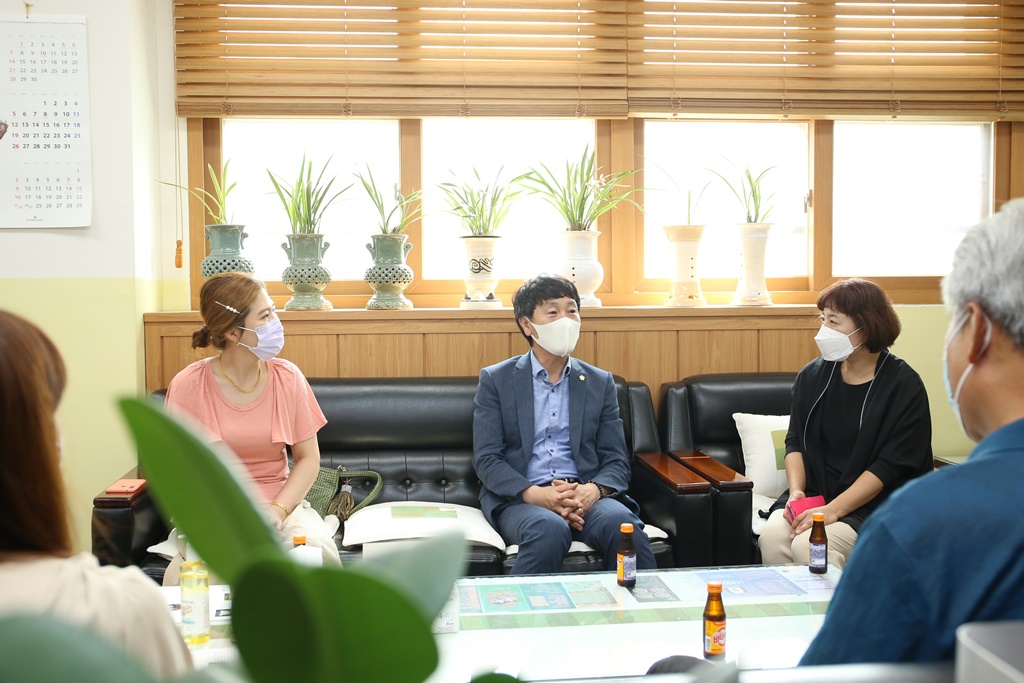 한울중학교 방문