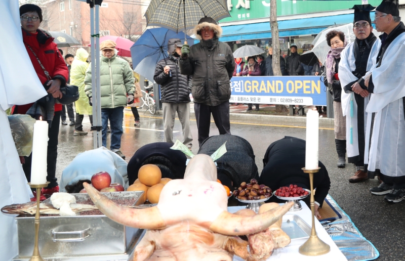 천년은행나무 당고사 공연