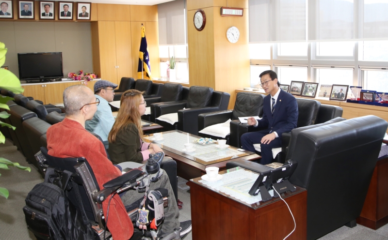 금천장애인자립 생활센터 황백남소장 면담