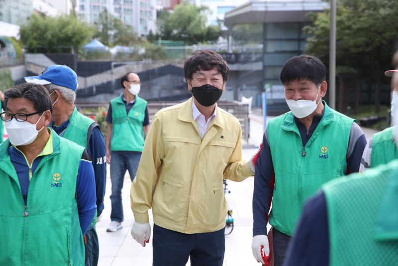 새마을지도자협의회 코로나확산방지방역