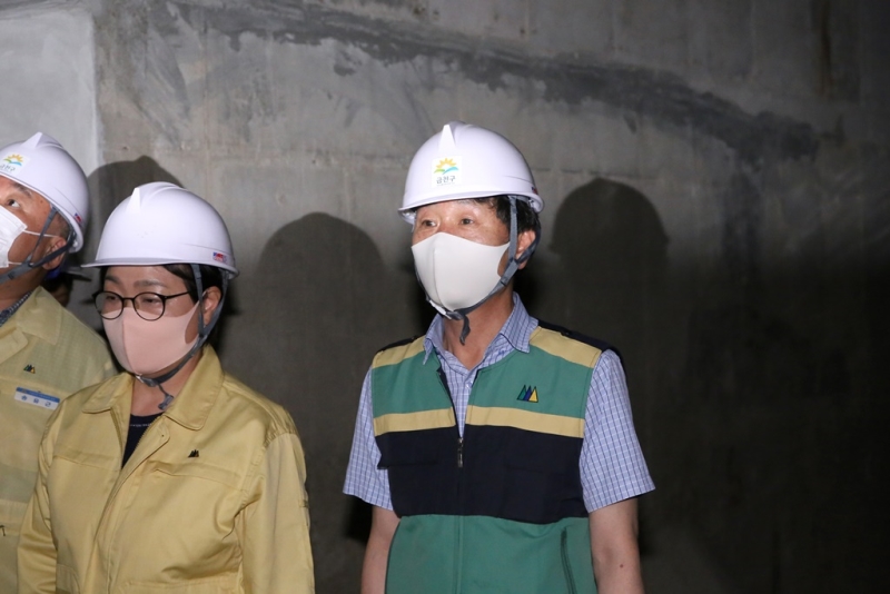 박미빗물펌프장 시설확충공사 준공식