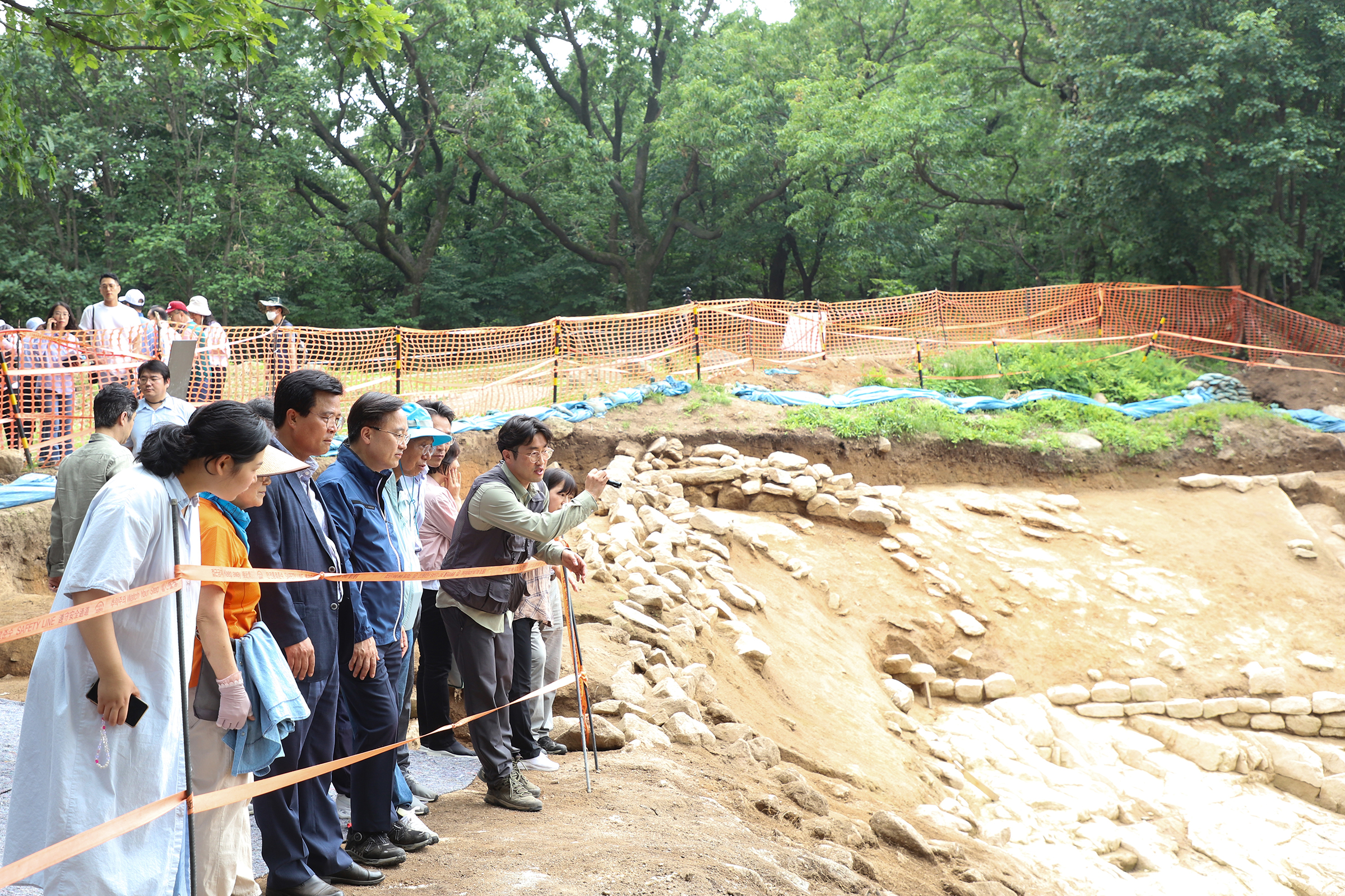 호암산성 제1차 발굴조사 현장 설명회