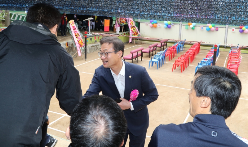 삼성배드민턴클럽 회장 이, 취임식 및 자체대회