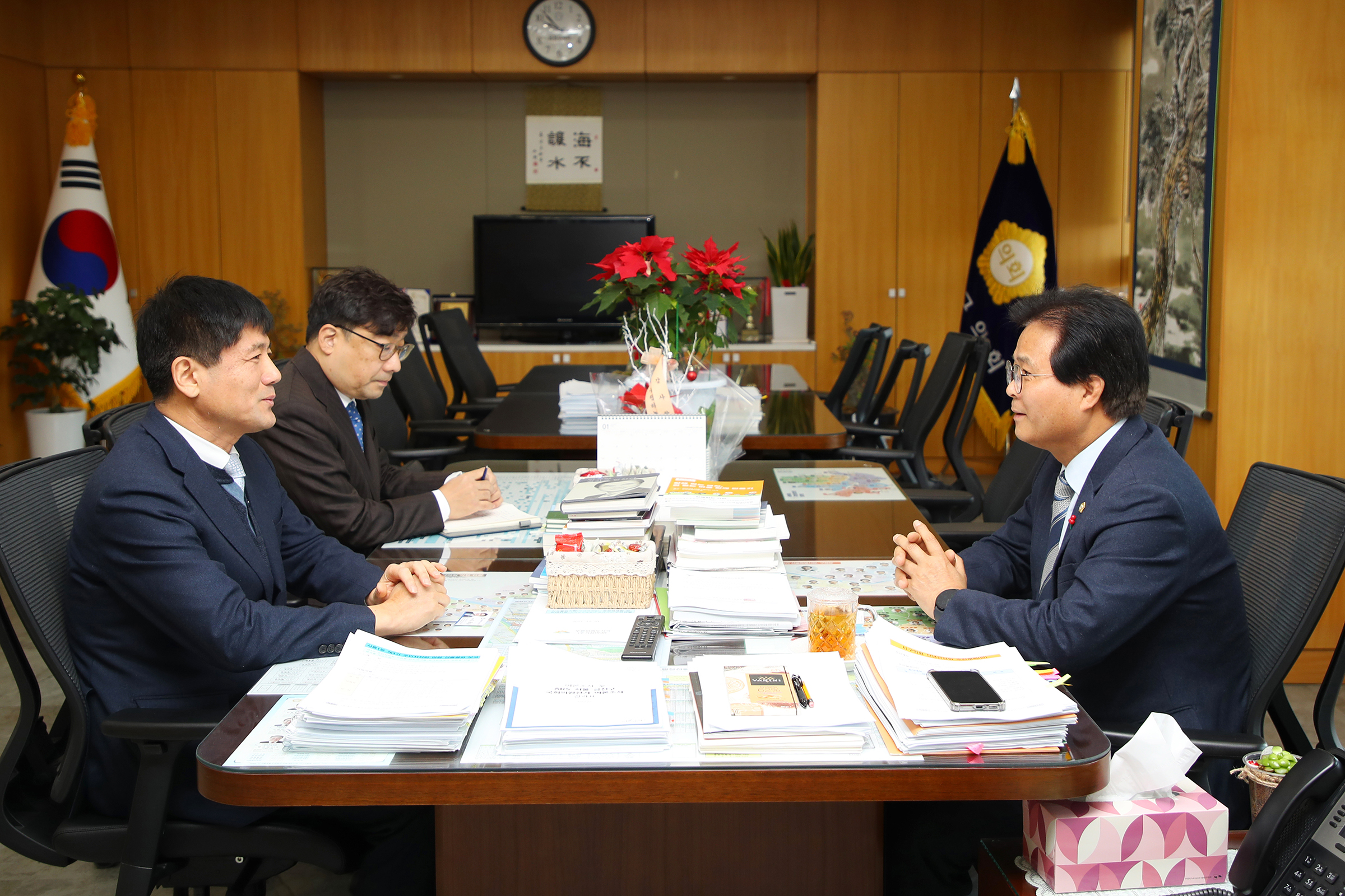 신임 금천세무서장 면담