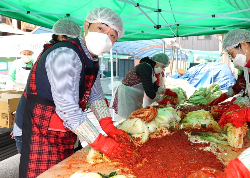가산동주민자치회 김장,쌀 나눔행사