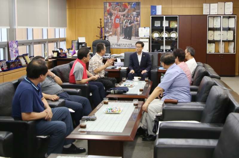 각 동 주민자치위원장 면담