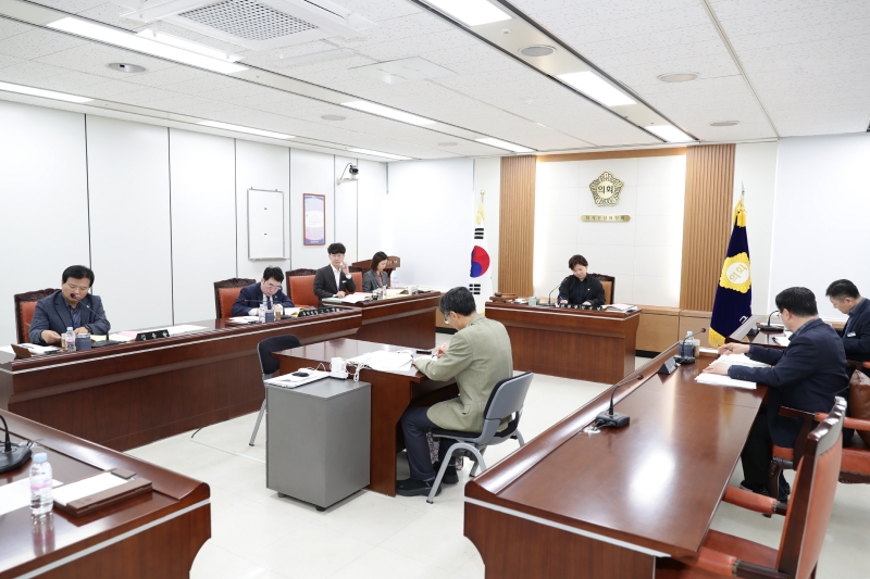 제254회 임시회 복지건설위원회