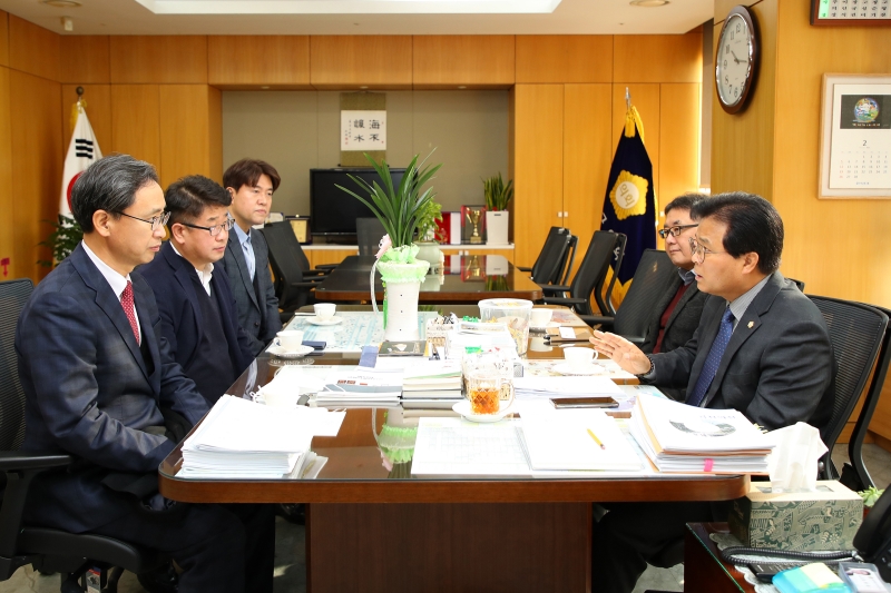 신임 금천경찰서장 면담