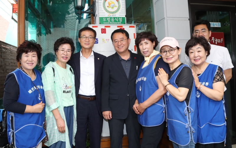 시흥5동 어르신 삼계탕 나눔 행사