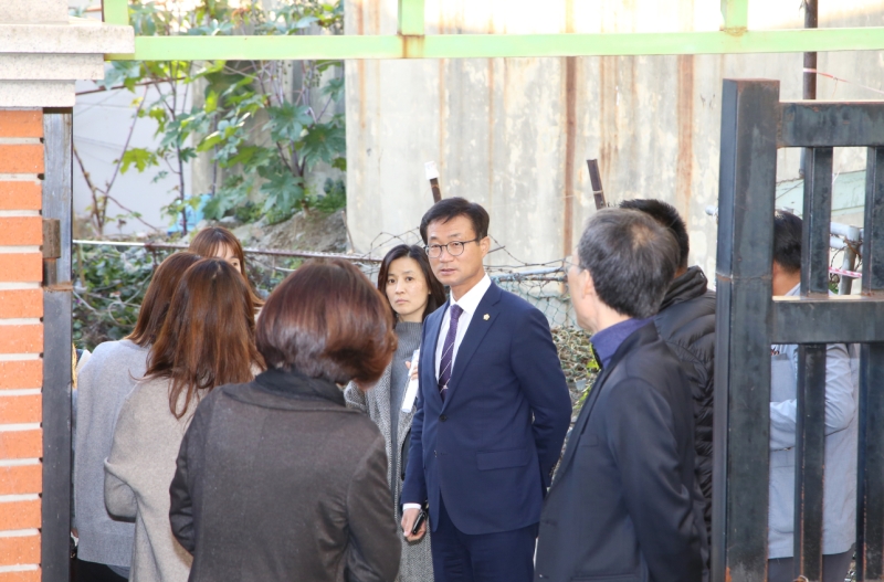 탑동초등학교 민원현장 방문