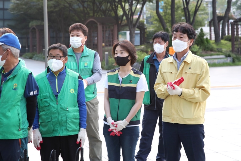 새마을지도자협의회 코로나확산방지방역