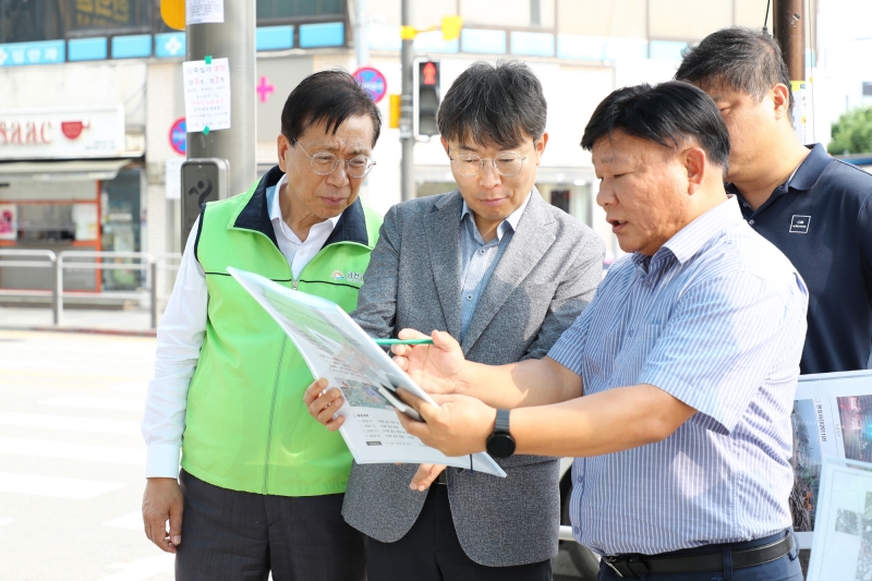 침수피해 지역 현장점검