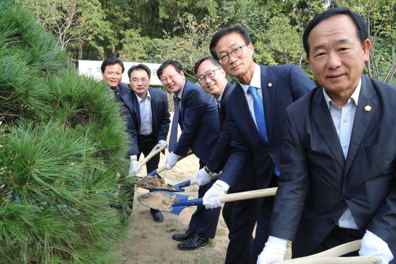 호암산 숲길공원 준공식