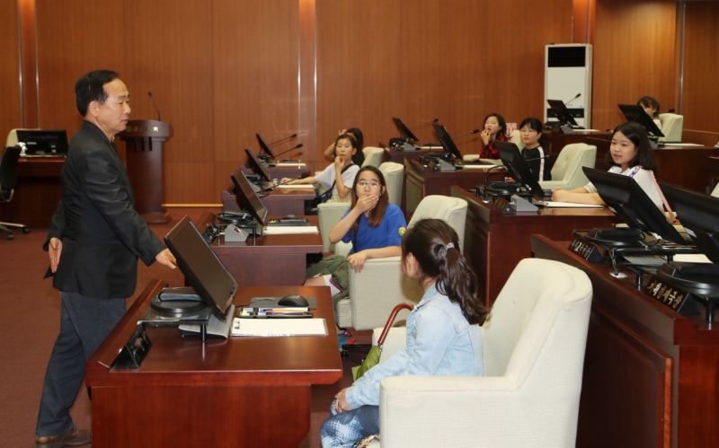 안천초등학교 교육진로 동아리학생 방문