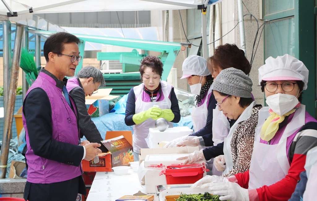 가산동 천원의 행복 나눔 비빔밥 행사