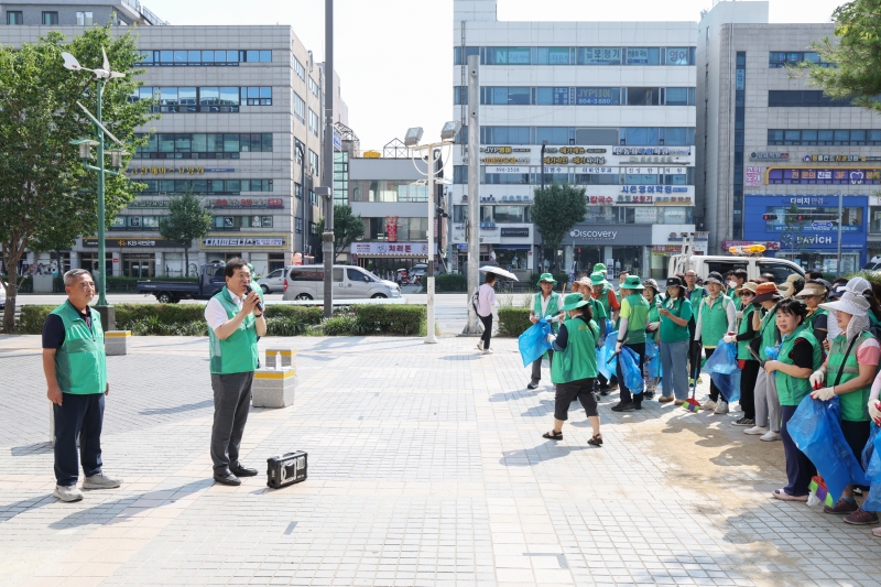 새마을운동금천구지회 재래시장 정화활동