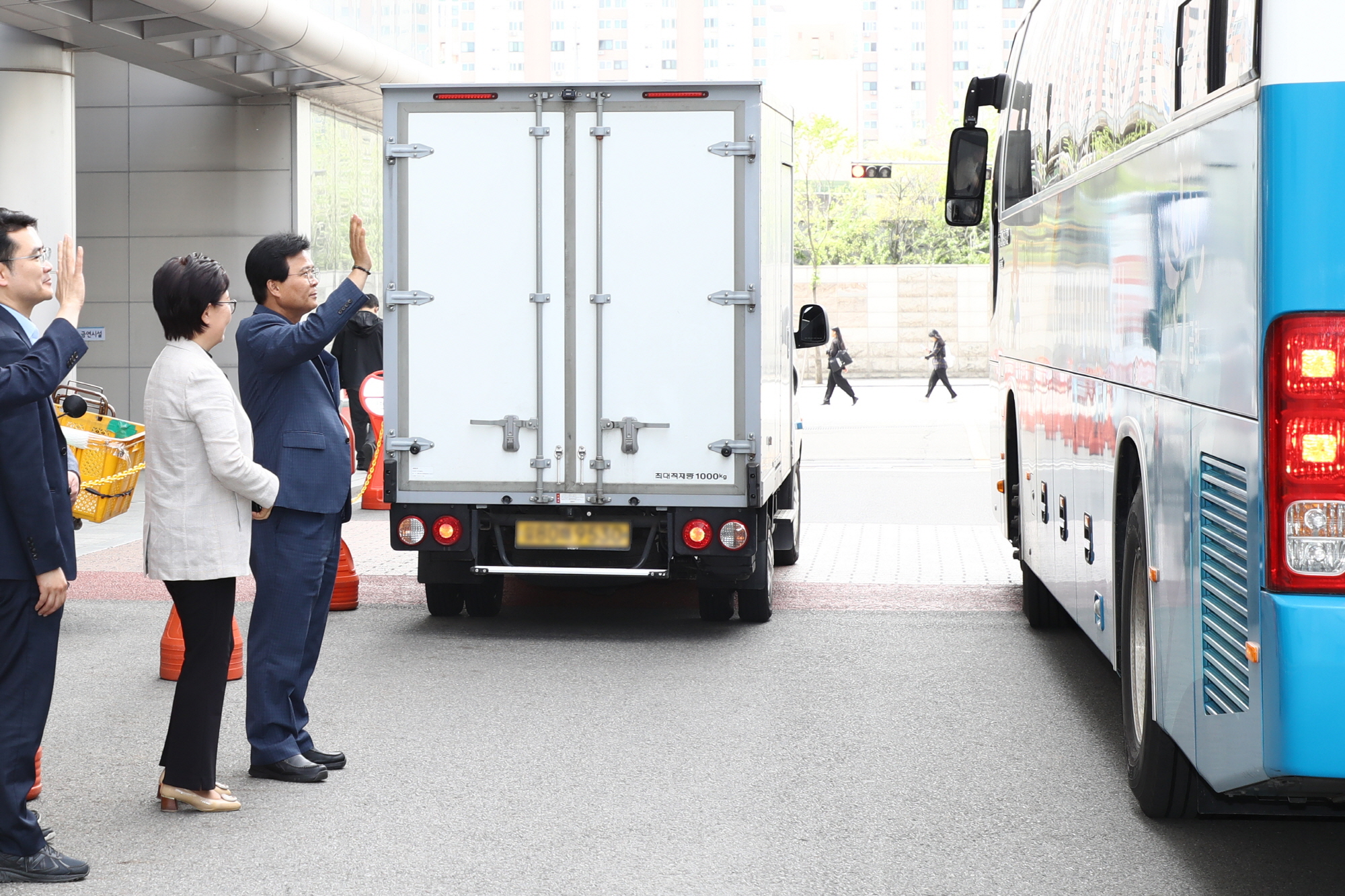 평통 탈북민과 함께하는 음악회 출발 인사