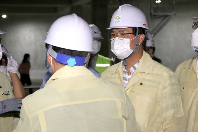 박미빗물펌프장 시설확충공사 준공식