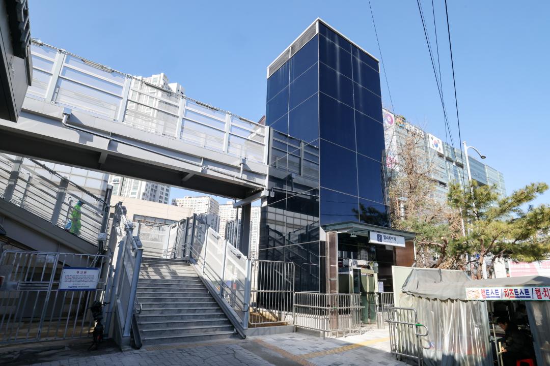 금천구청역 보도육교 엘레베이터 운행 점검