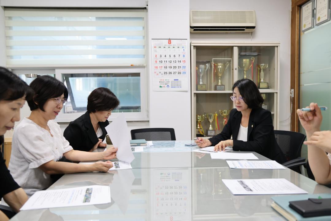 독산1동 폭염 대책 현황 점검 및 직원 격려