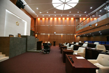 Plenary session hall